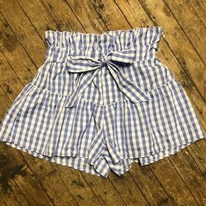 Gingham shorts